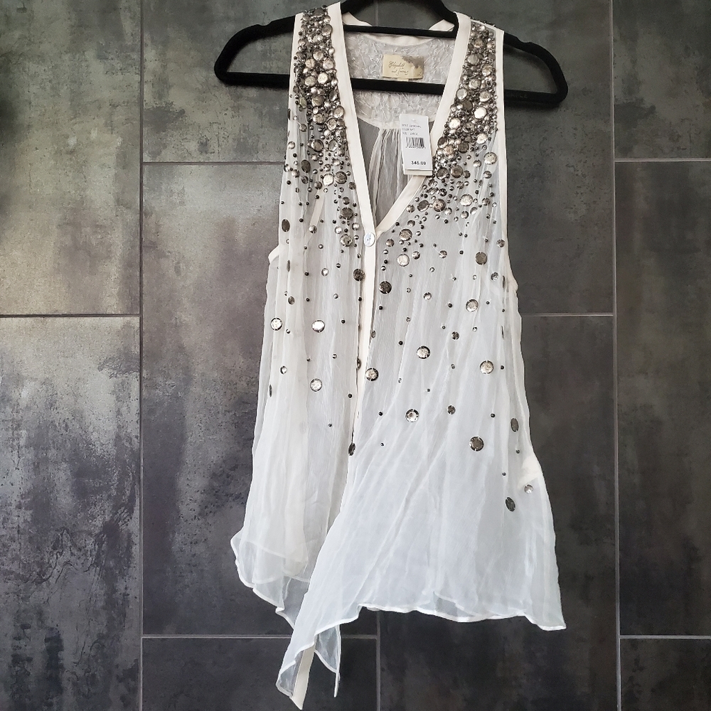 Elizabeth and James Embellished Tank Large RARE
